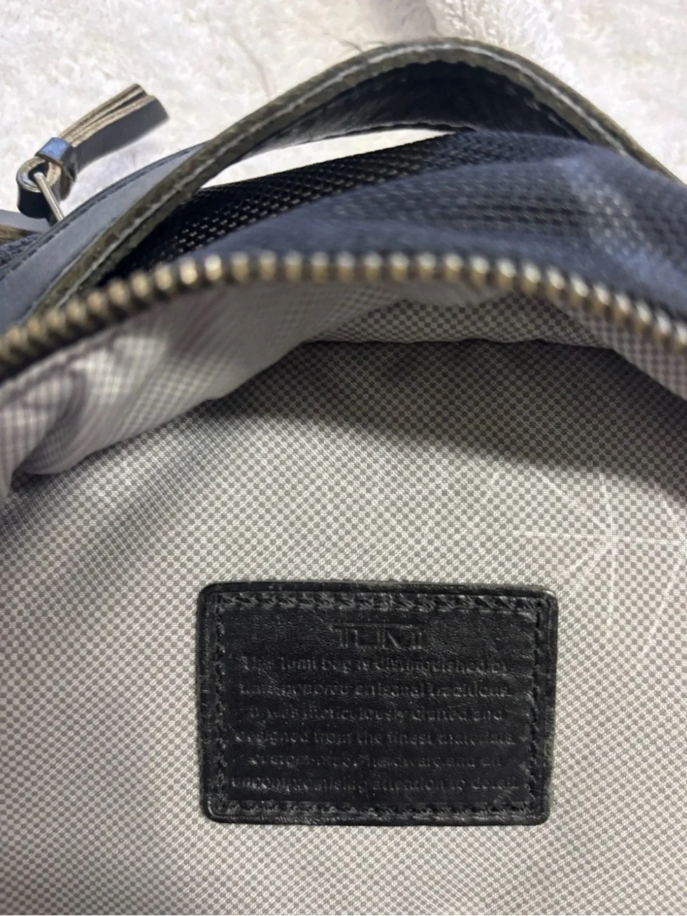 TUMI Dalston Massie Backpack Black Camo Laptop Business Bag Ballistic Nylon